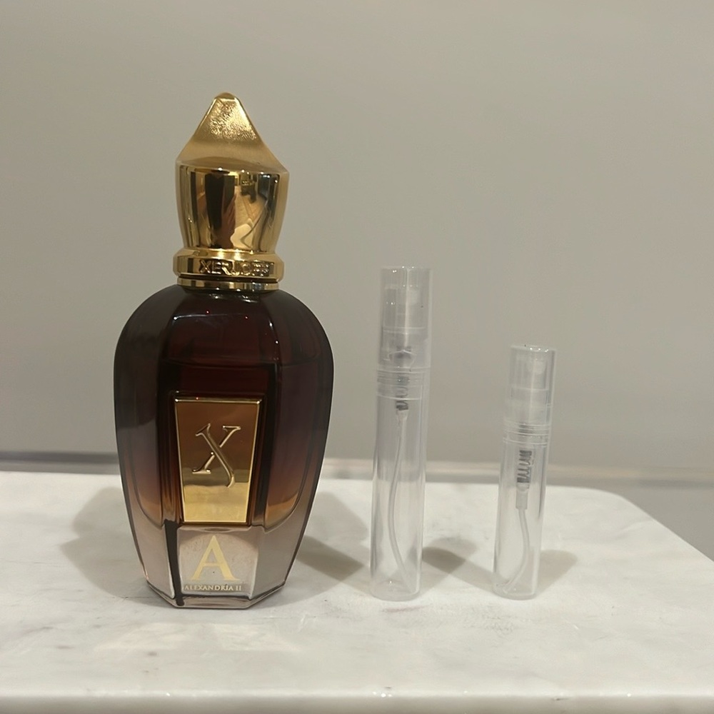 Alexandria II by xerjoff 3ml sample in travel atomizer